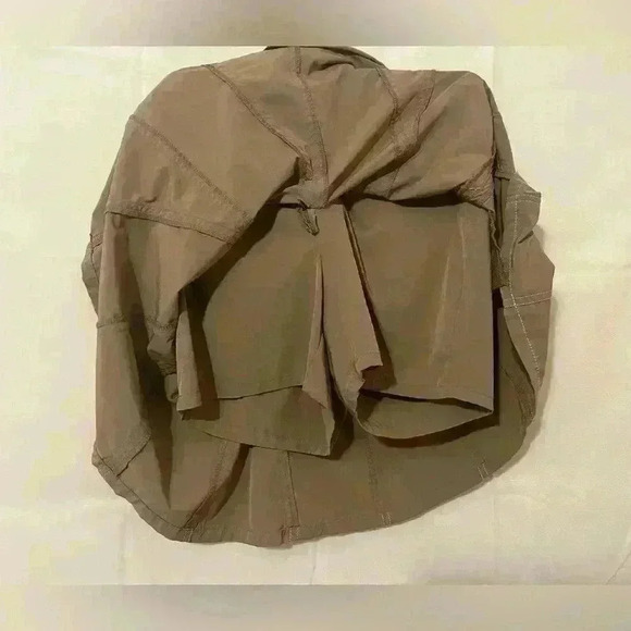 Athleta Women's Skort Brown 4P Pleated Active Skirt Built-In Shorts Performance - Picture 3 of 6